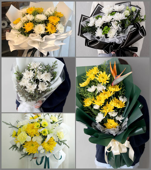 贵州毕节市黔西县金兰镇龙山村白事花束代送